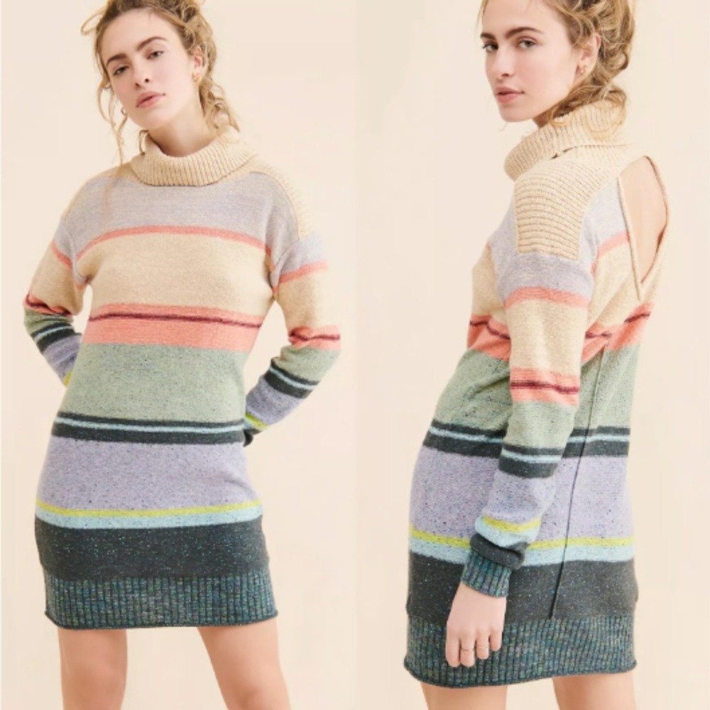 Anthropologie Daily Practice Keep It Cool‎ Sweater Dress Size 2X